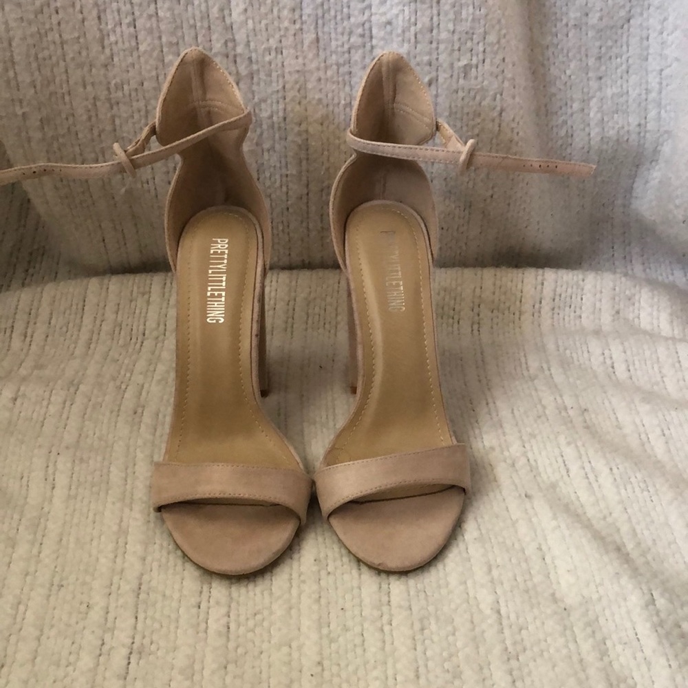 Pretty Little Thing Open Toe Pumps